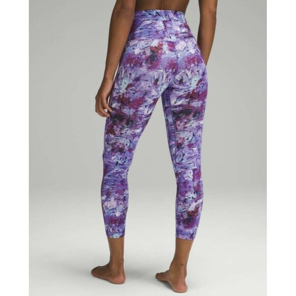 Lululemon Pants - Lululemon Align High-Rise Pant 25" Iridescent Floral Multi Size 0 EUC